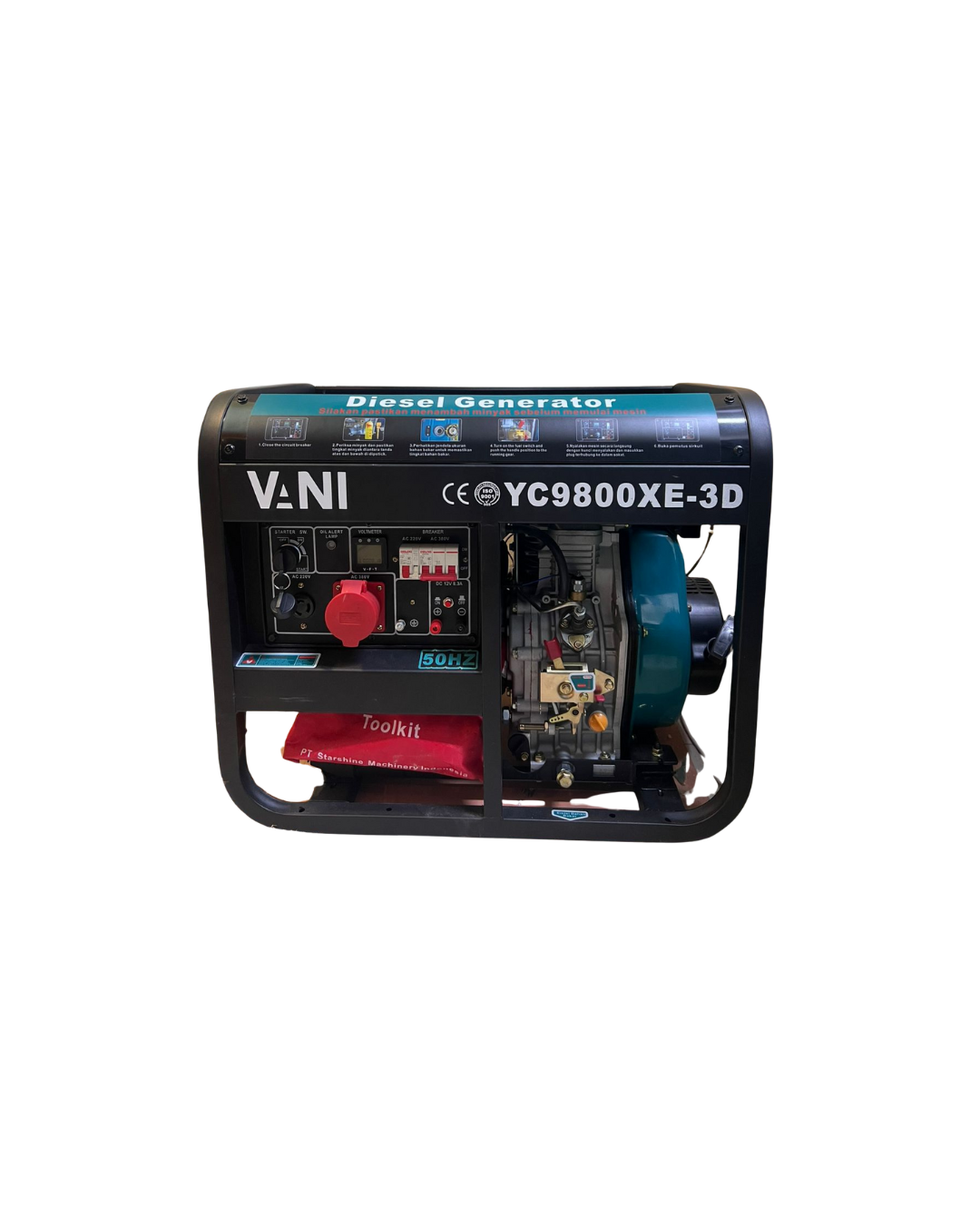 Genset Open VANI 9 KVA Diesel